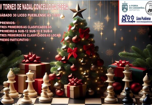 O V Torneo de Xadrez do Nadal Concello da Pobra disputarase no 30 de decembro